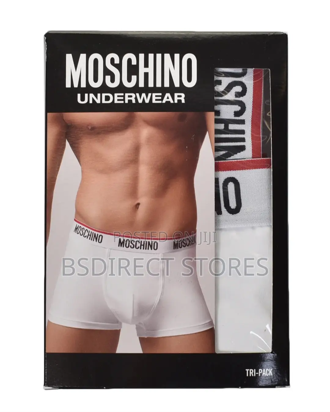 Moschino Underwear Logo Set of 2 Boxer Shorts Black/White
