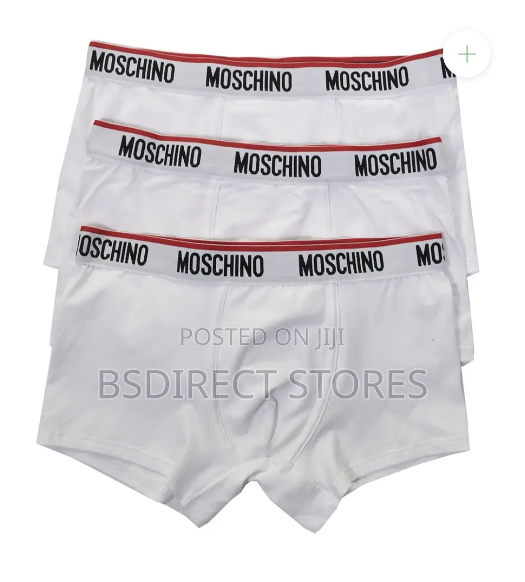 Moschino Underwear Logo Set of 2 Boxer Shorts Black/White
