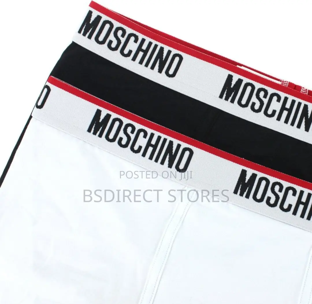 Moschino Underwear Logo Set of 2 Boxer Shorts Black/White