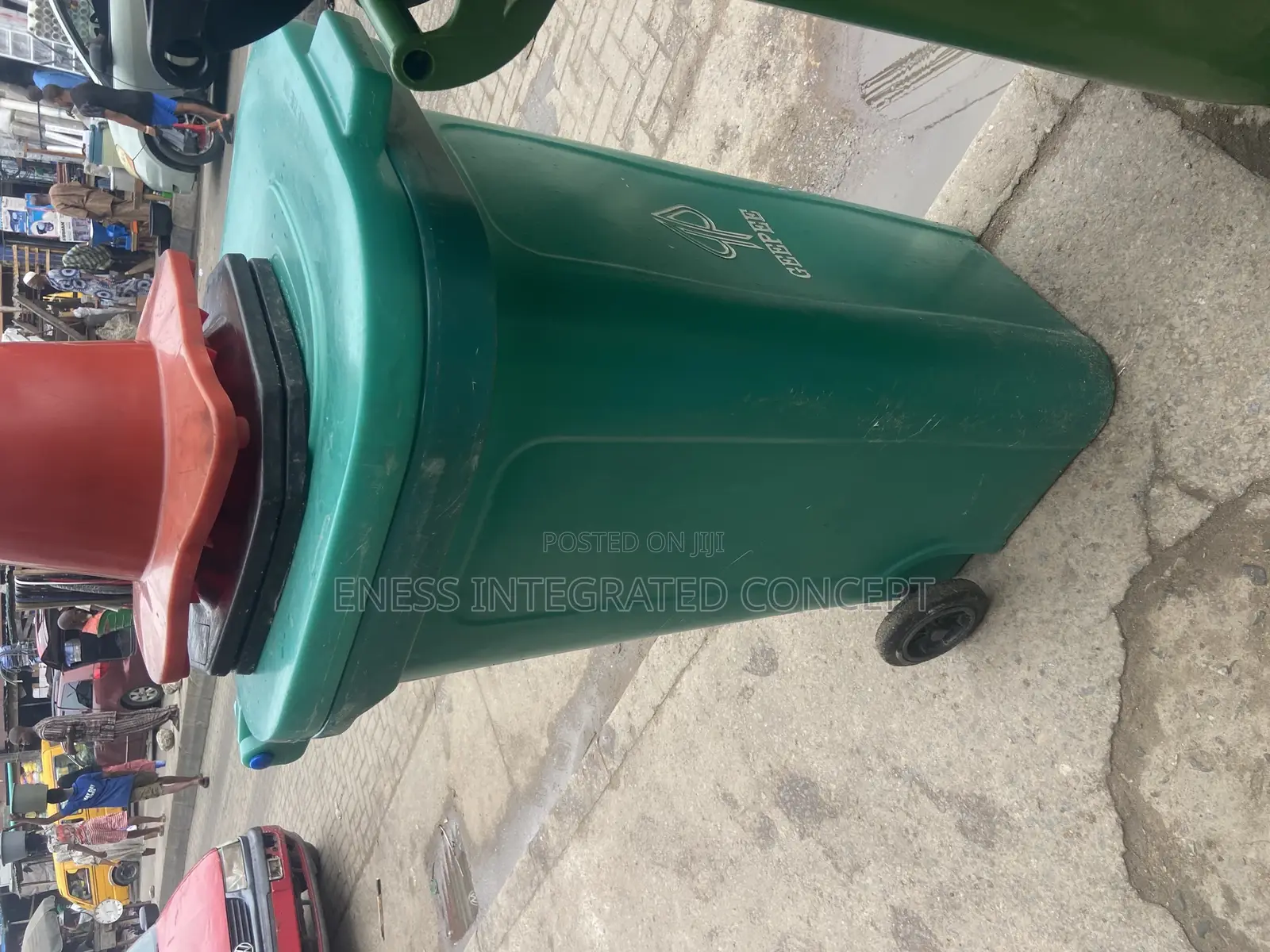 GEEPEE 240L Waste Bin - GREEN