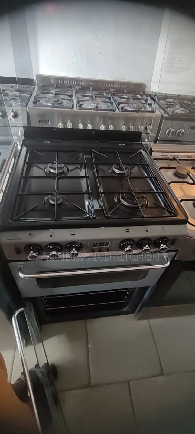 4 Burner Standing Gas Cooker With Grill and Oven