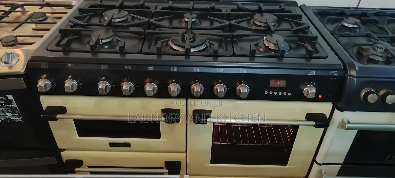 6 Burner Industrial Standing Gas Cooker With Oven and Grill