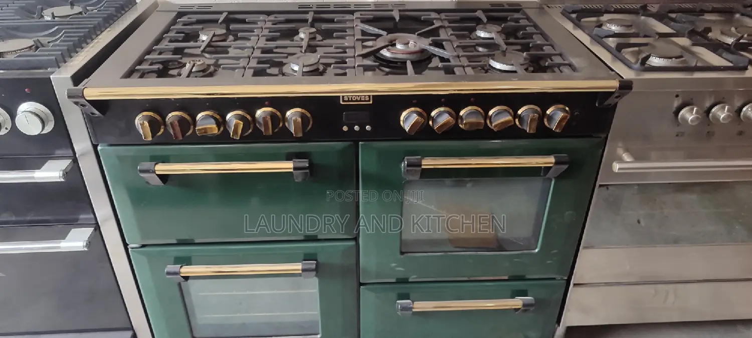 7 Burner Industrial Standing Gas Cooker With Oven and Grill