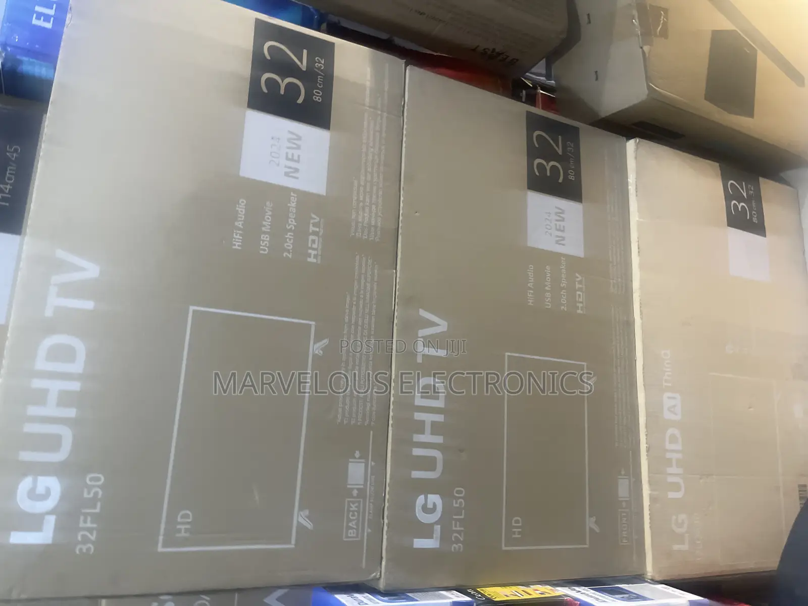 Brand New Lg 32inch Full Framless Led Television USB AV HDMI