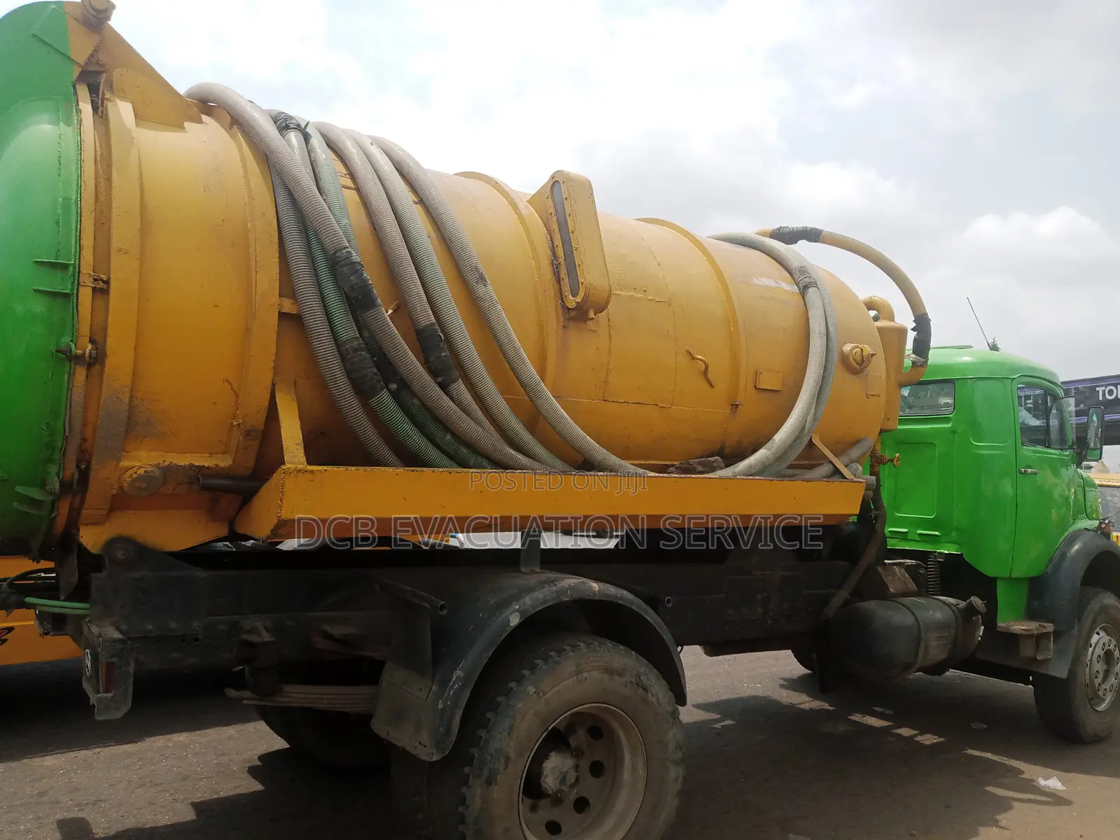 Sewage Evacuation Service in Iyana Ipaja, Oluwole, Mulero