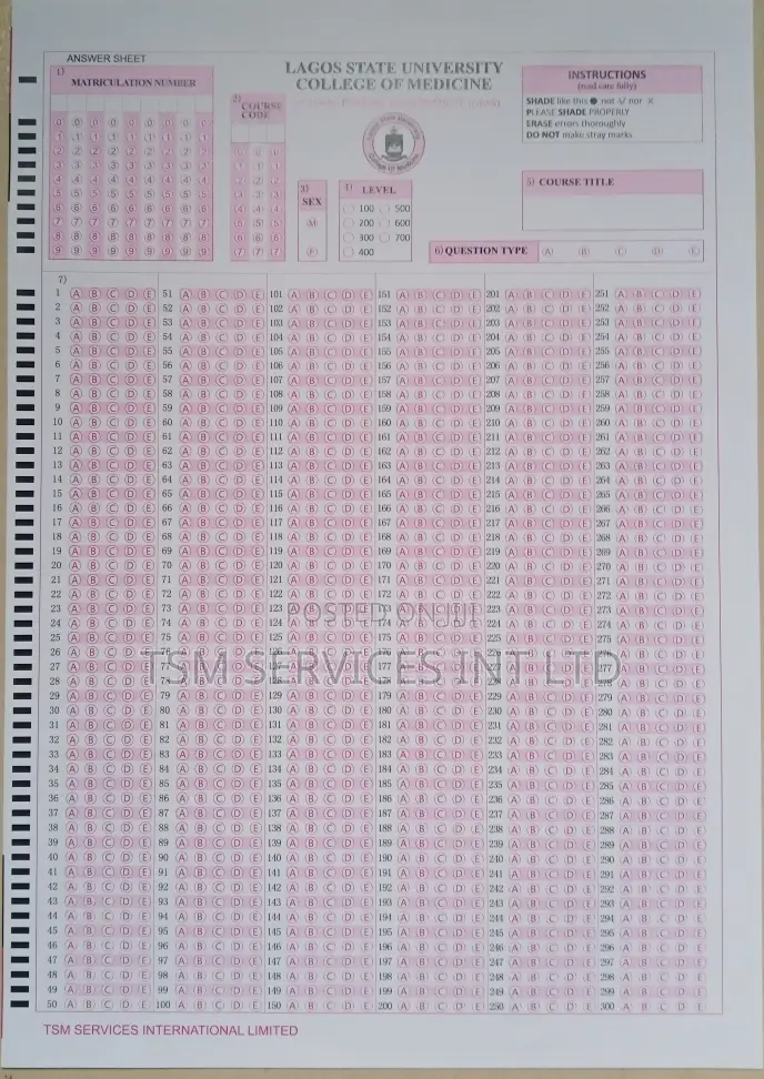 Omr Scanners and Sheets