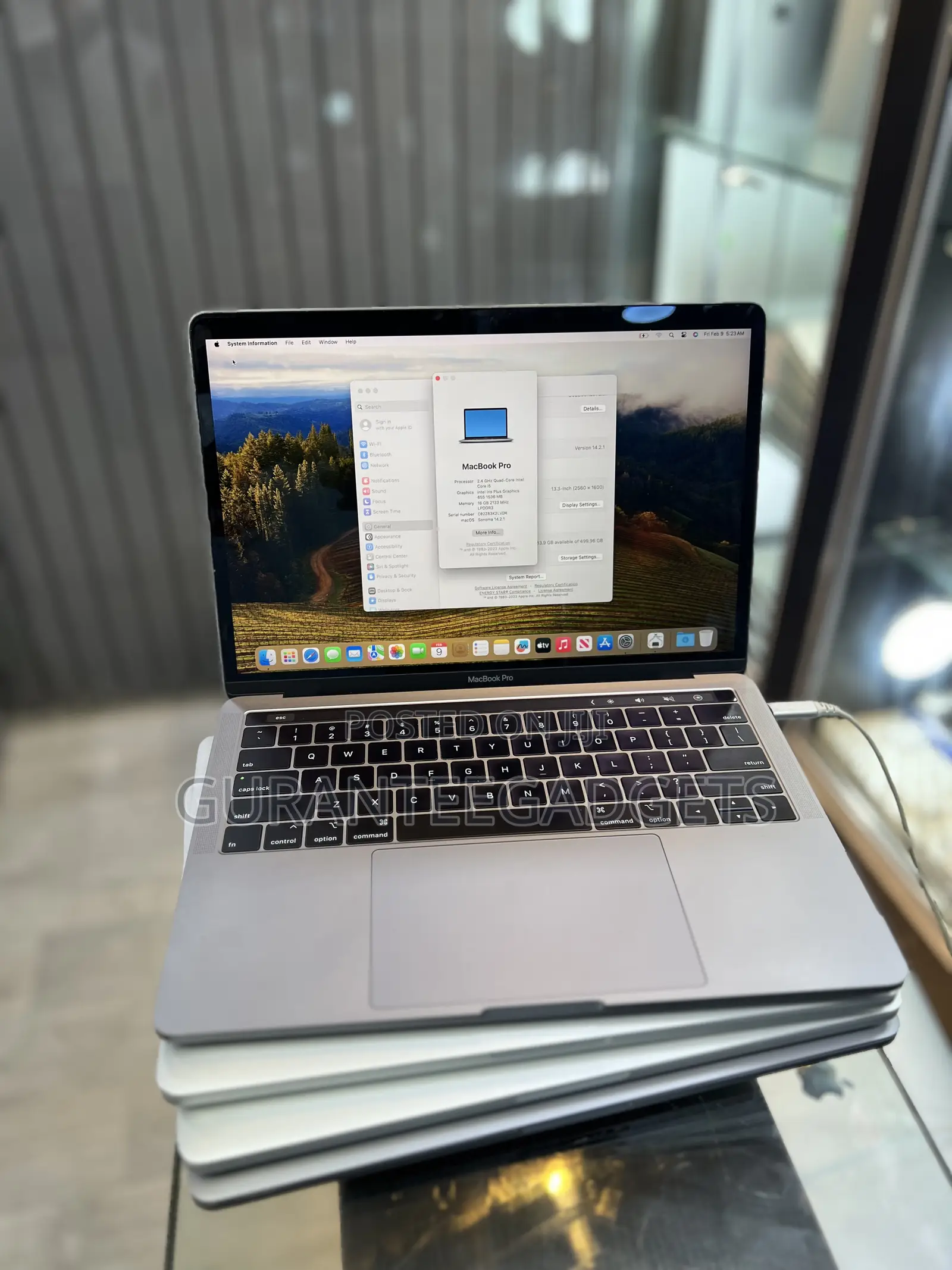 Laptop Apple MacBook Pro 2019 16GB Intel Core I5 SSD 256GB