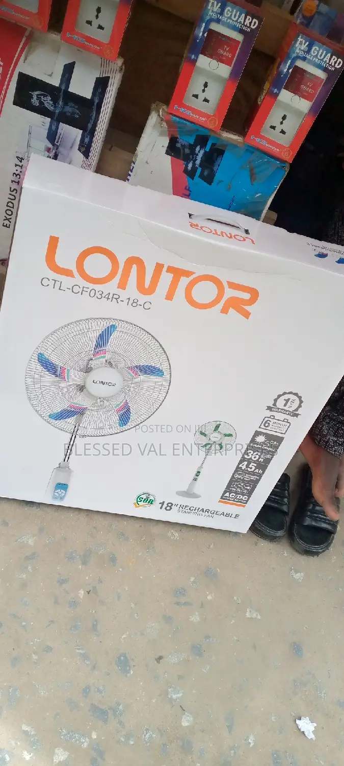 Lontor Rechargeable Fan 18 Inches