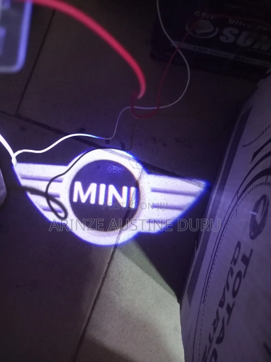 MINI COOPER Car Door Logo Lights