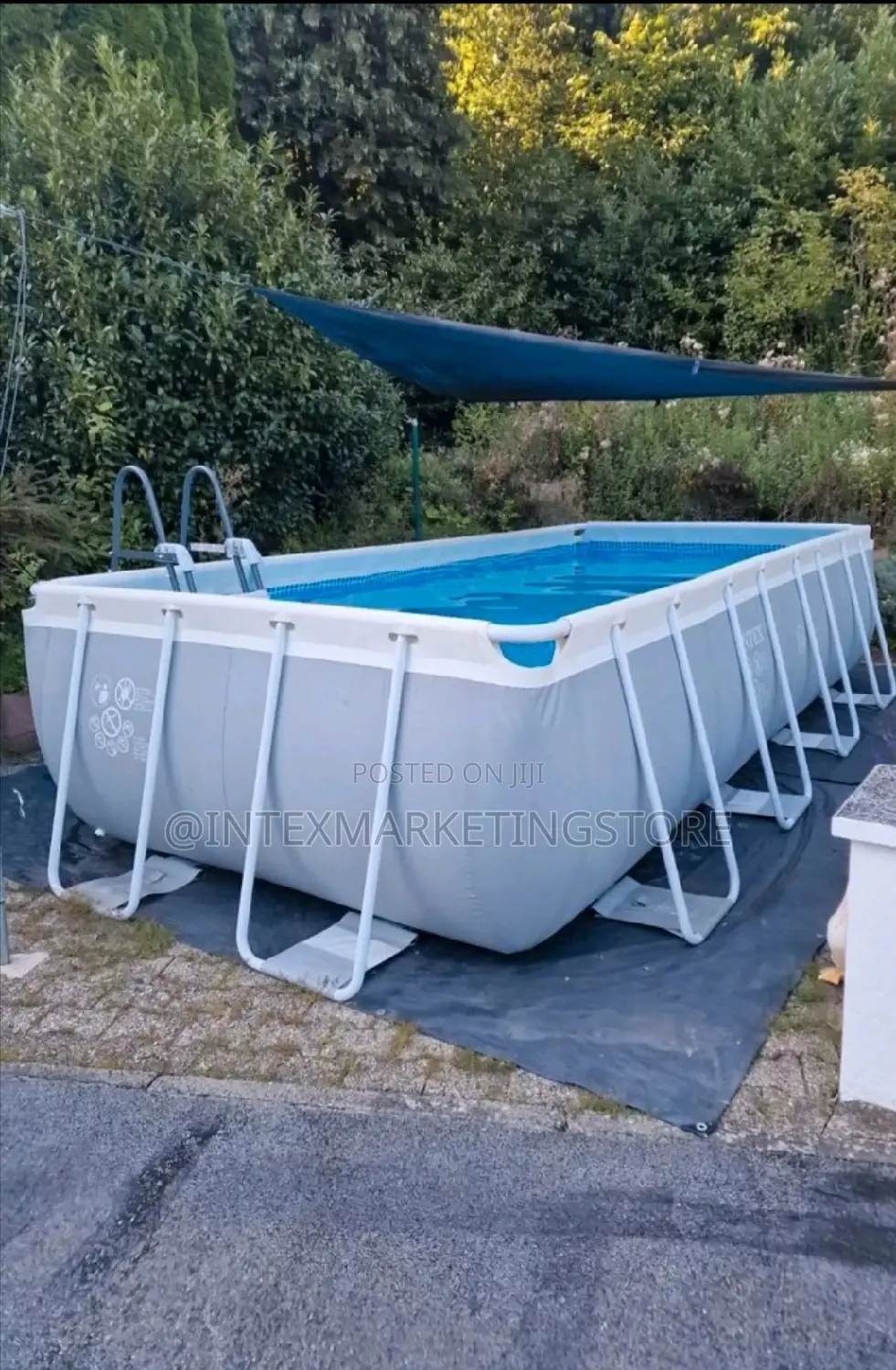 Intex Prism Framed Pool Rectangular 488x244x107cm
