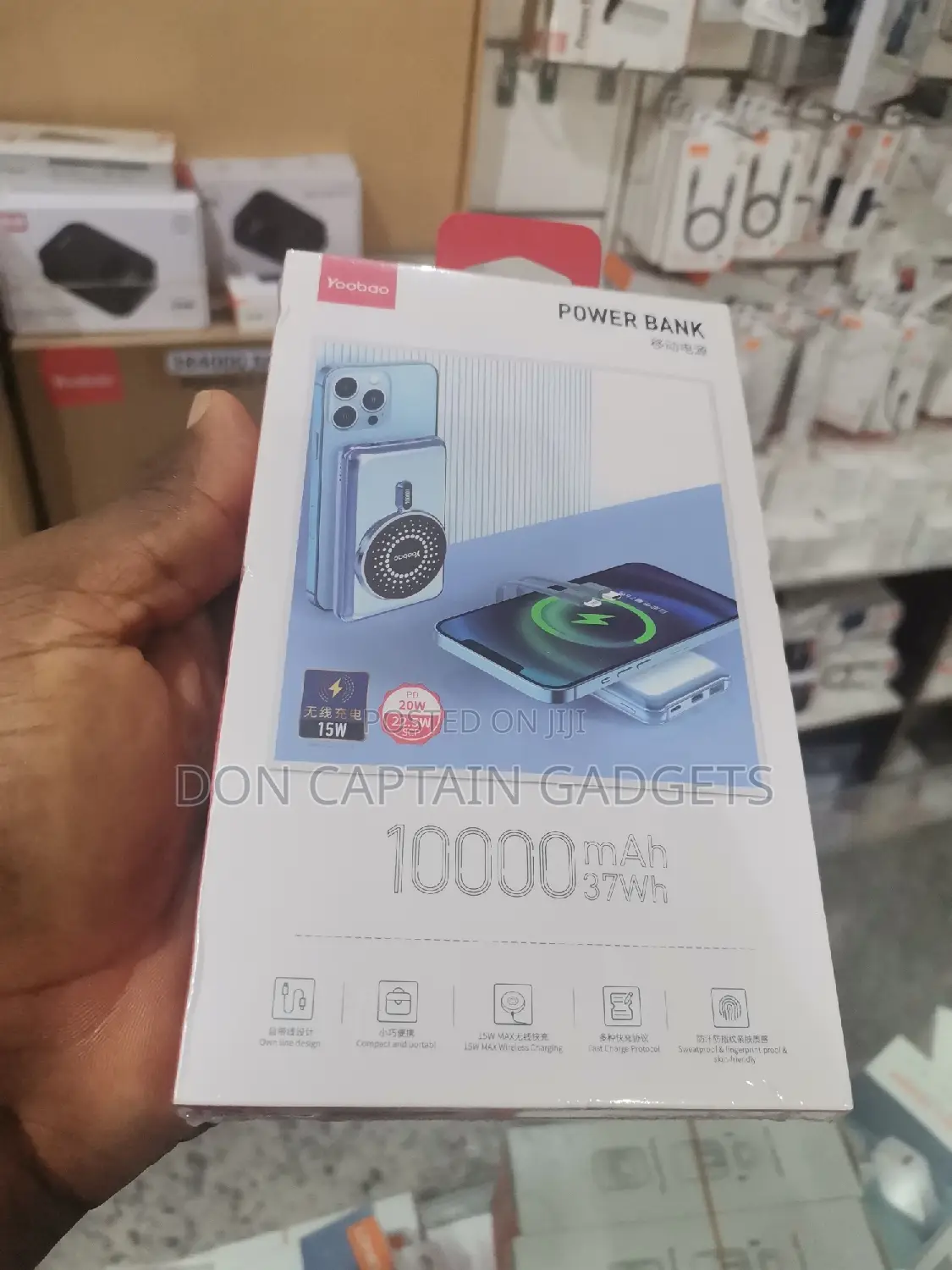 Yoobao Magnetic Wireless Power Bank 10000mah/22.5w