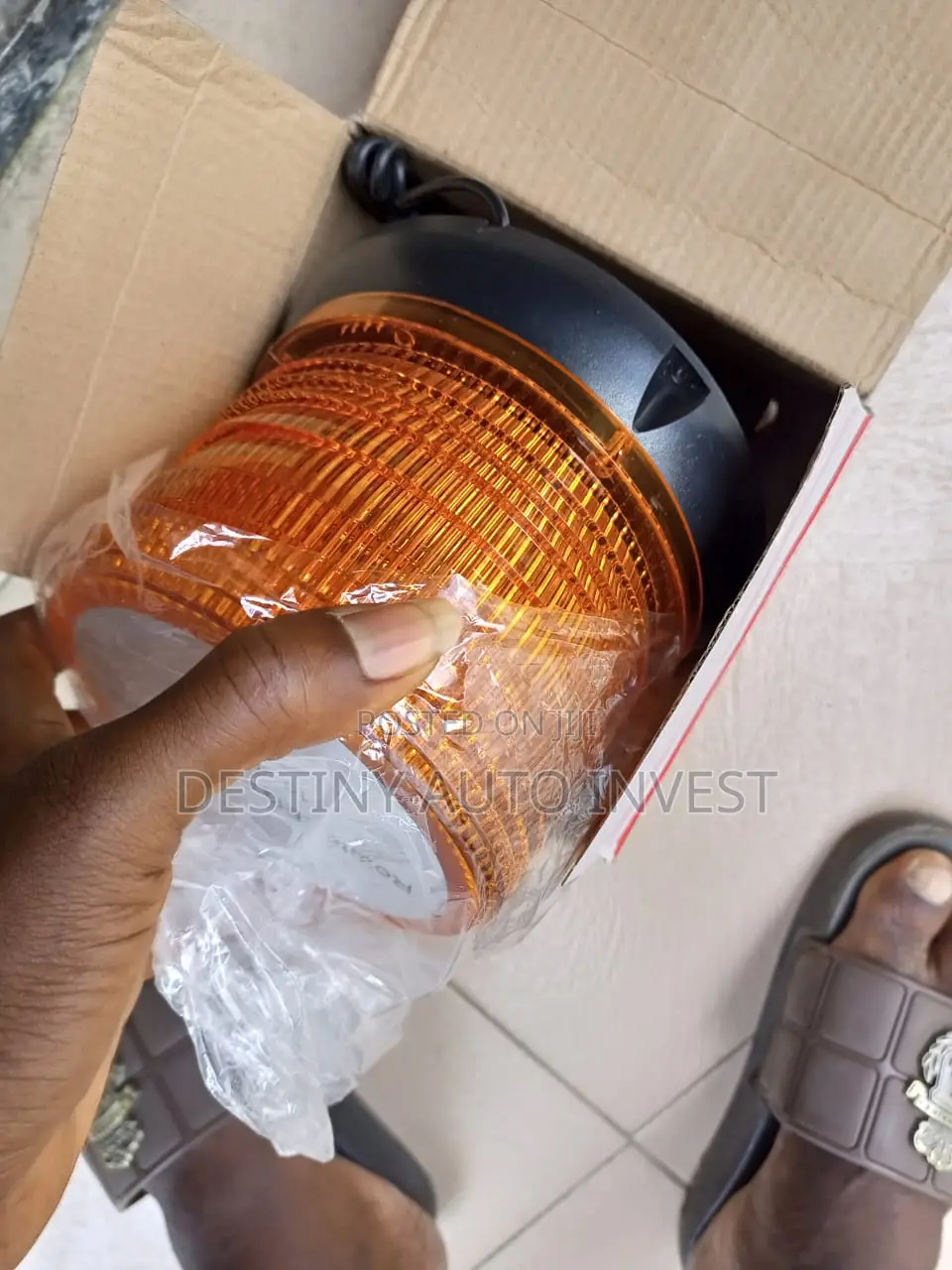 Cup Siren/Strobe Light