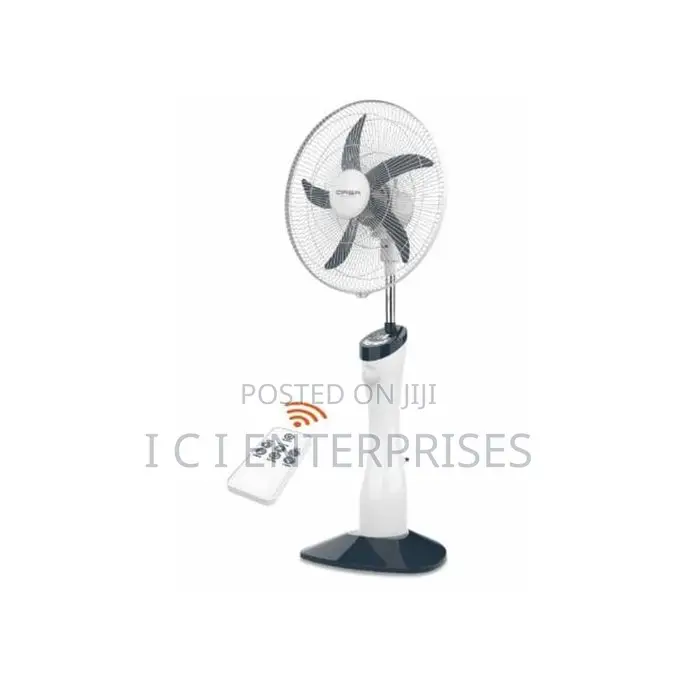 Qasa 18-inches Rechargeable Standing Fan Wit Remote Control