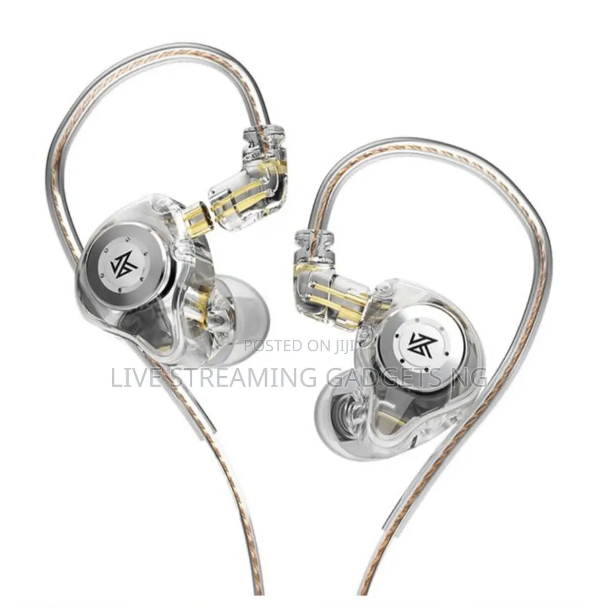 Kz-Edx Pro in-Ear Monitors for Performances on Stage/Online