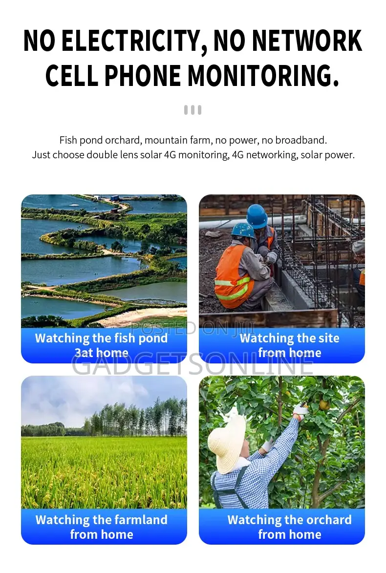 4g Solar Camera PTZ CCTV With Sim Card Dual Lens