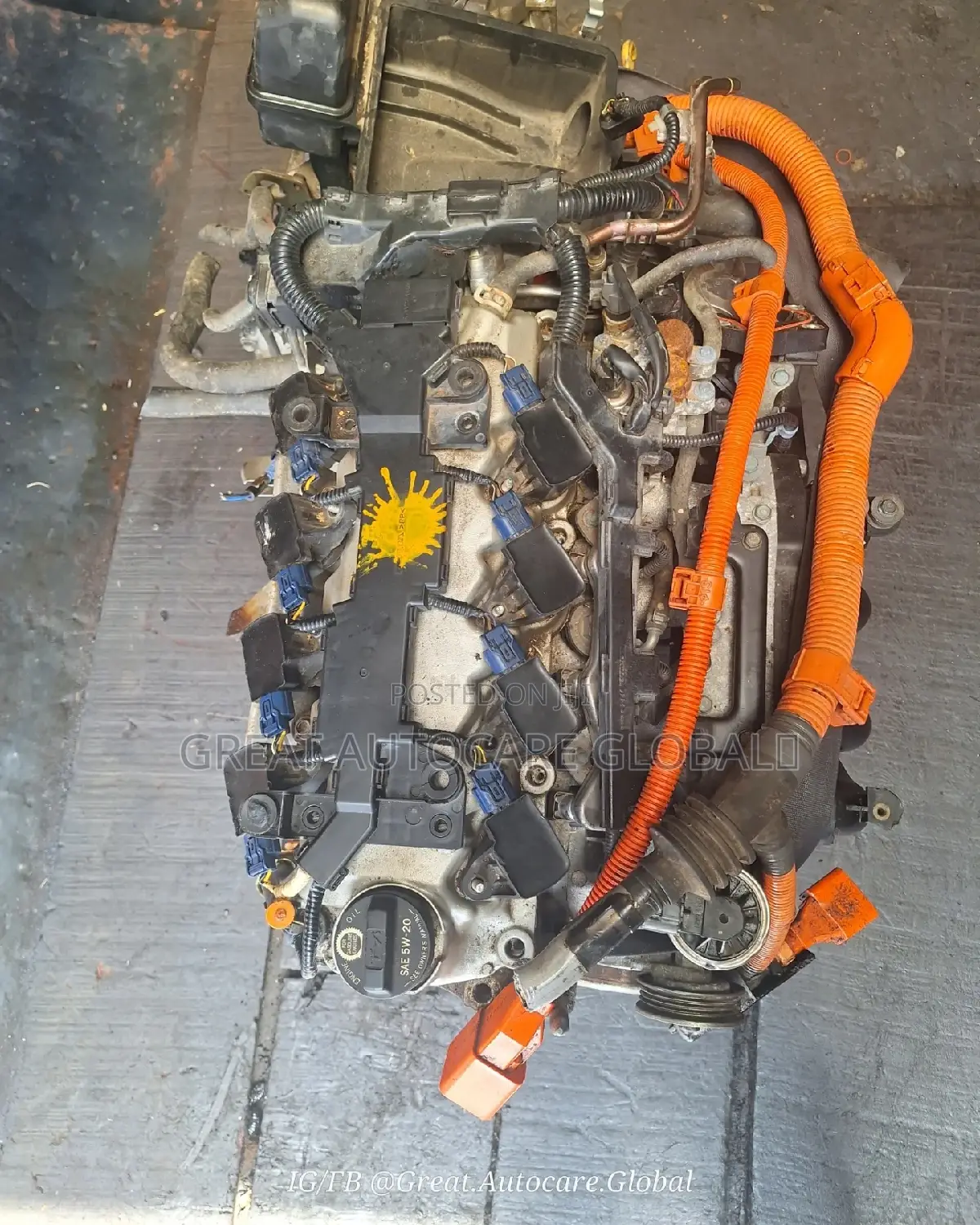 Honda Civic Hybrid Engine and 4 Sensors Gearbox