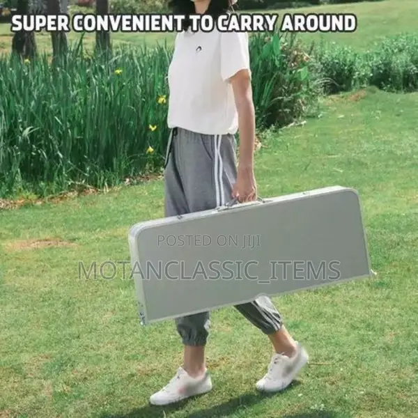Silver Aluminum Picnic Foldable Table and Chair