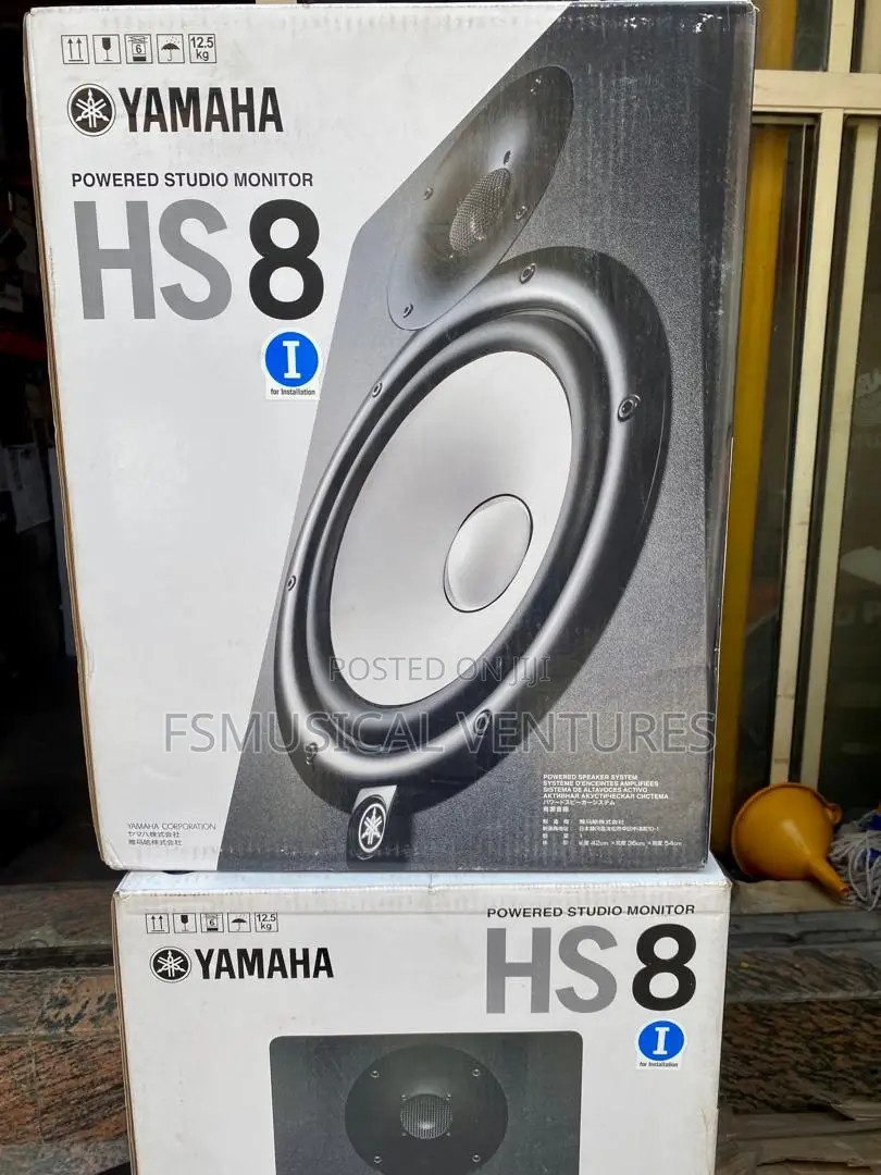 YAMAHA HS8 Studio Monitor Black 8 Inch