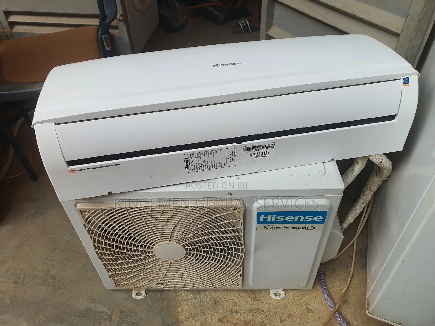 Hisense 1.5hp Inverter Ac 5month Used