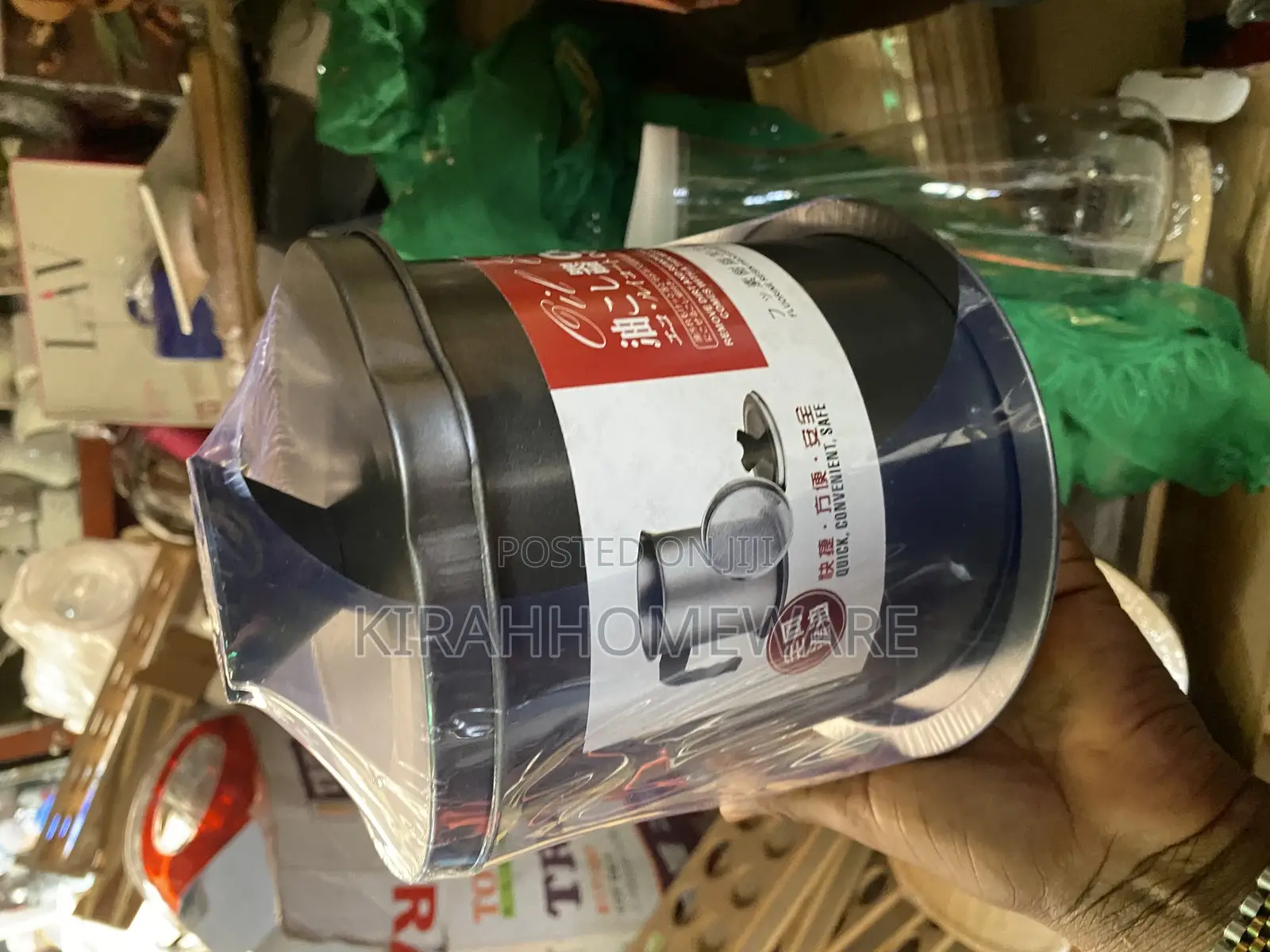 Oil Filters Container With Cover