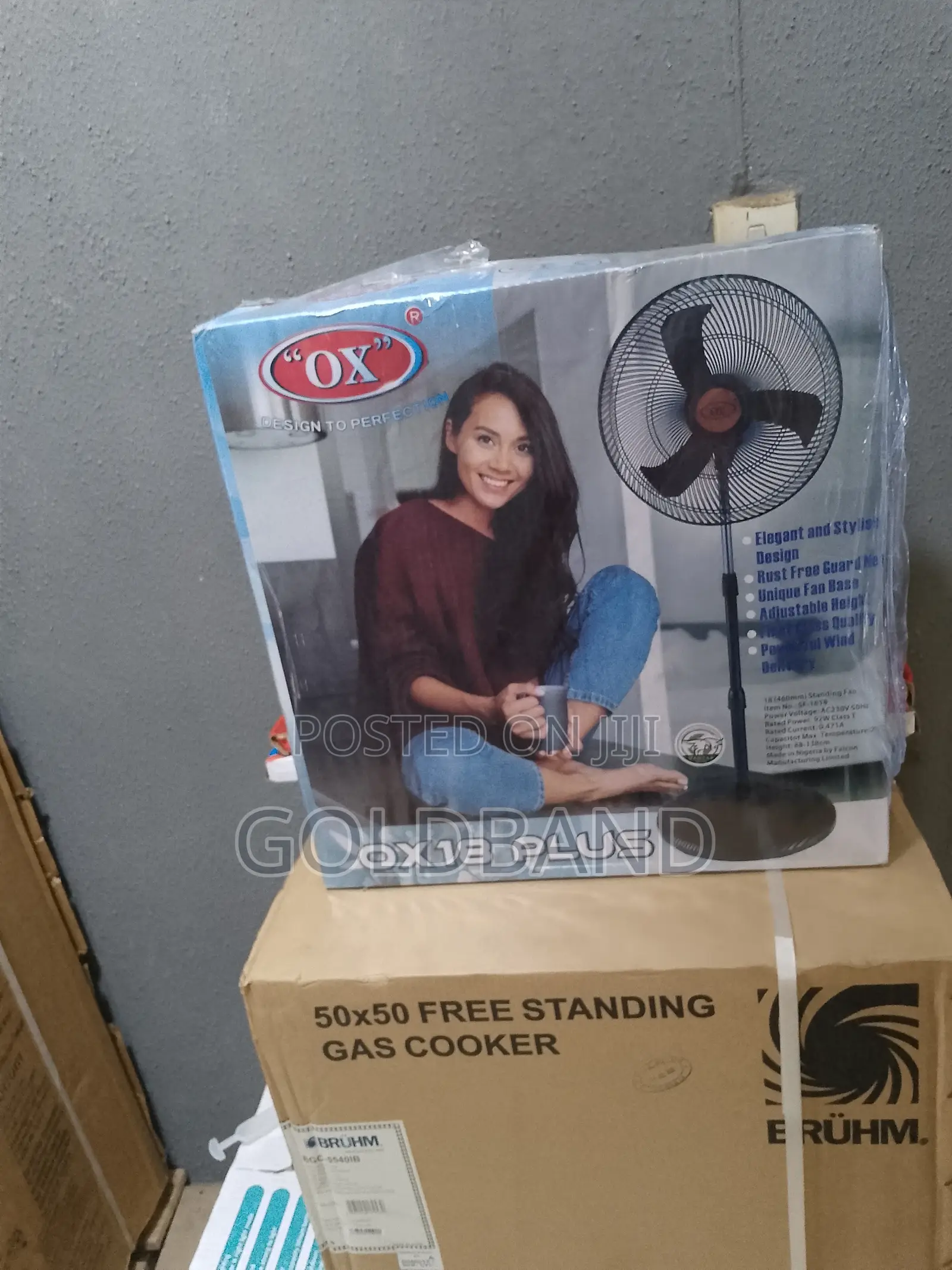 Brand New 18 Inches OX Standing Fan