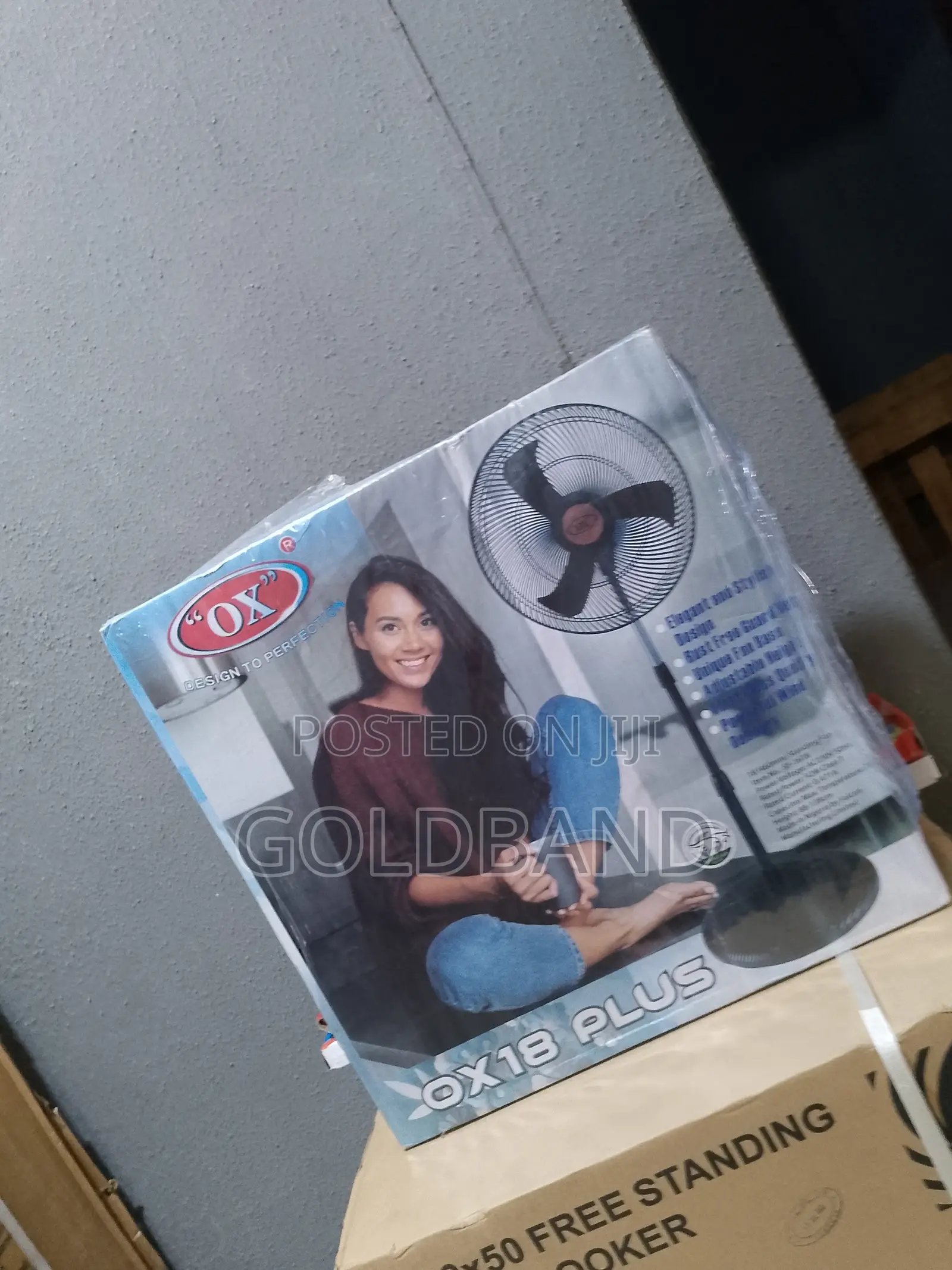 New 18 Inches OX Standing Fan