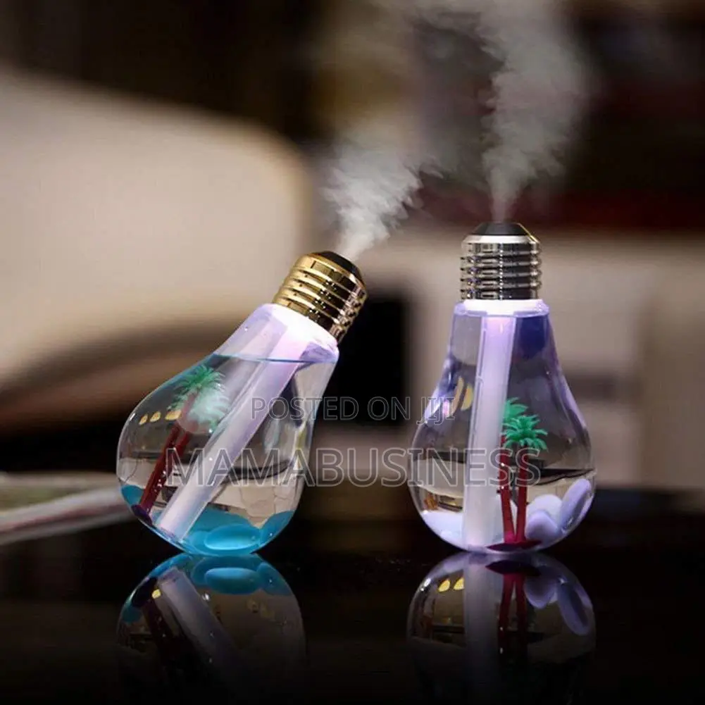 Bulb Humidifier With LED Night Light
