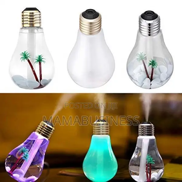 Bulb Humidifier With LED Night Light