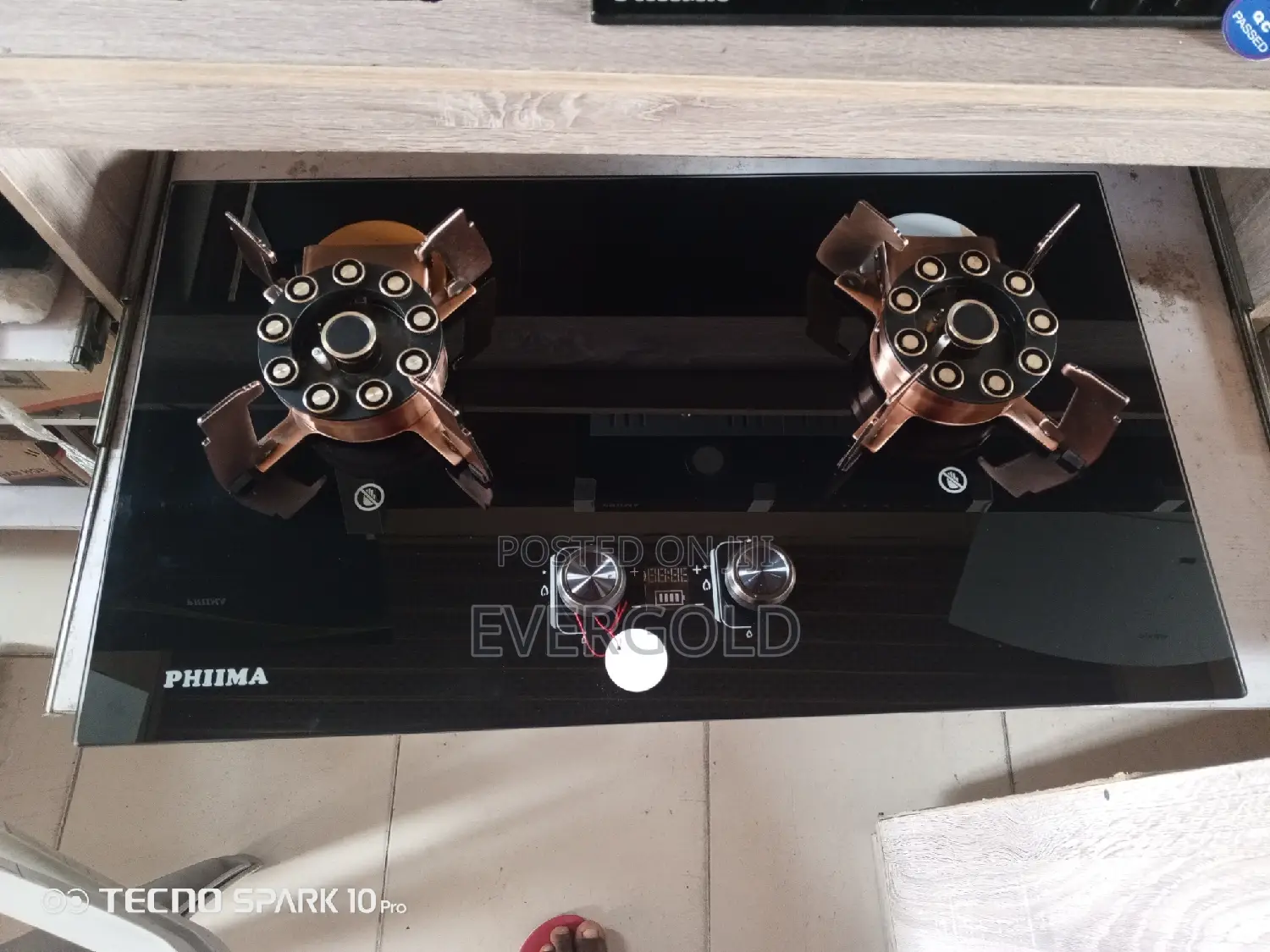 Turkey 2 Burner Lift Up Cooker Hob With Digital Volume