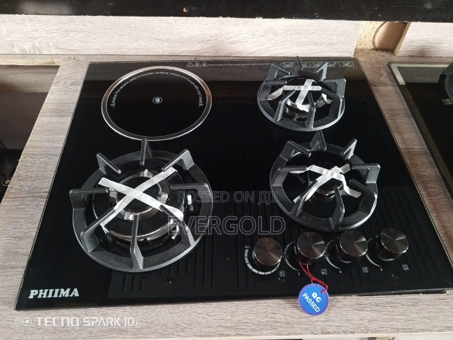Turkey 3 by 1 Built-in Cooker Hob With Automatic Ignition
