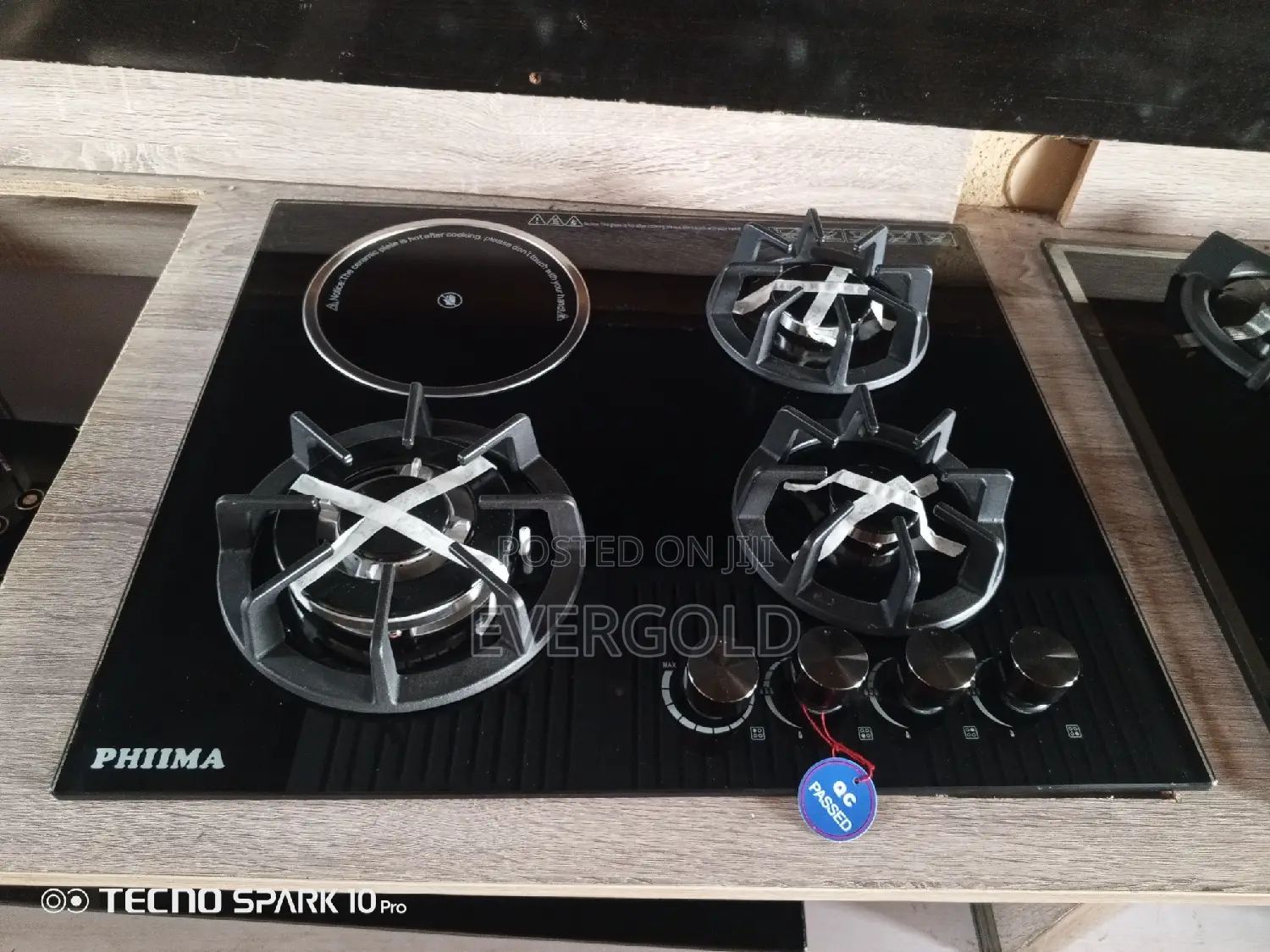 Turkey 3 by 1 Built-in Cooker Hob With Automatic Ignition