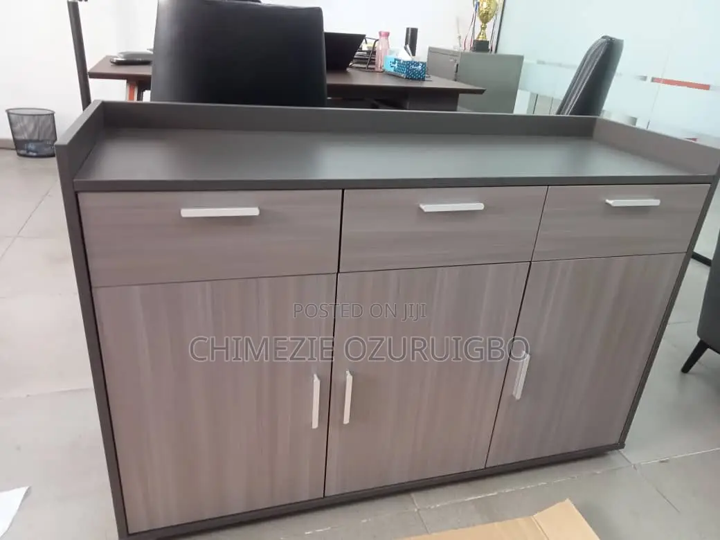 1.2 Meters Black and Grey Credenza/Coffee Table