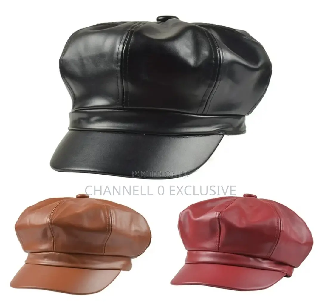 Brand New Fashion Leather Face Cap