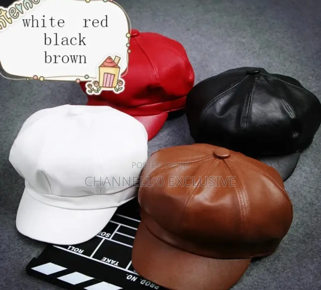 Brand New Fashion Leather Face Cap