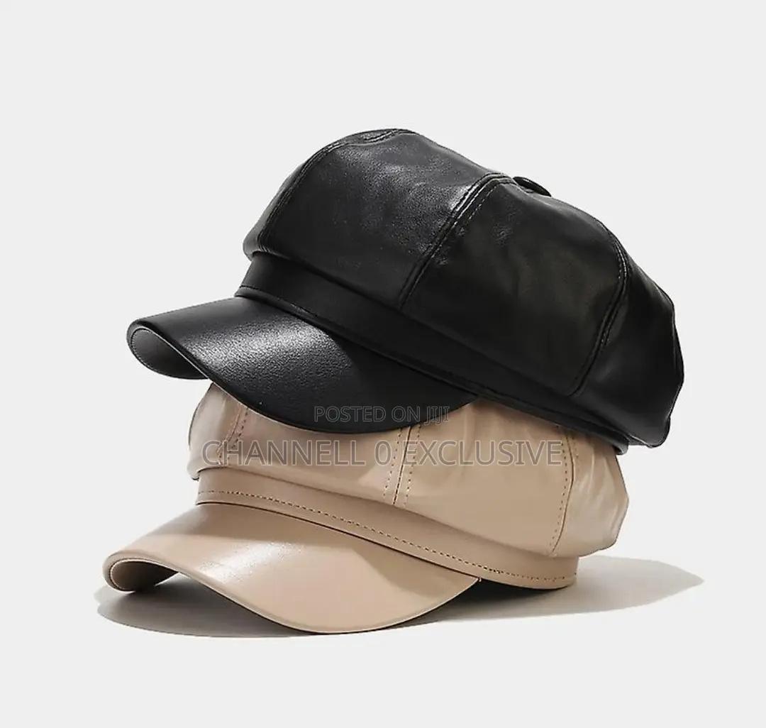 Brand New Fashion Leather Face Cap