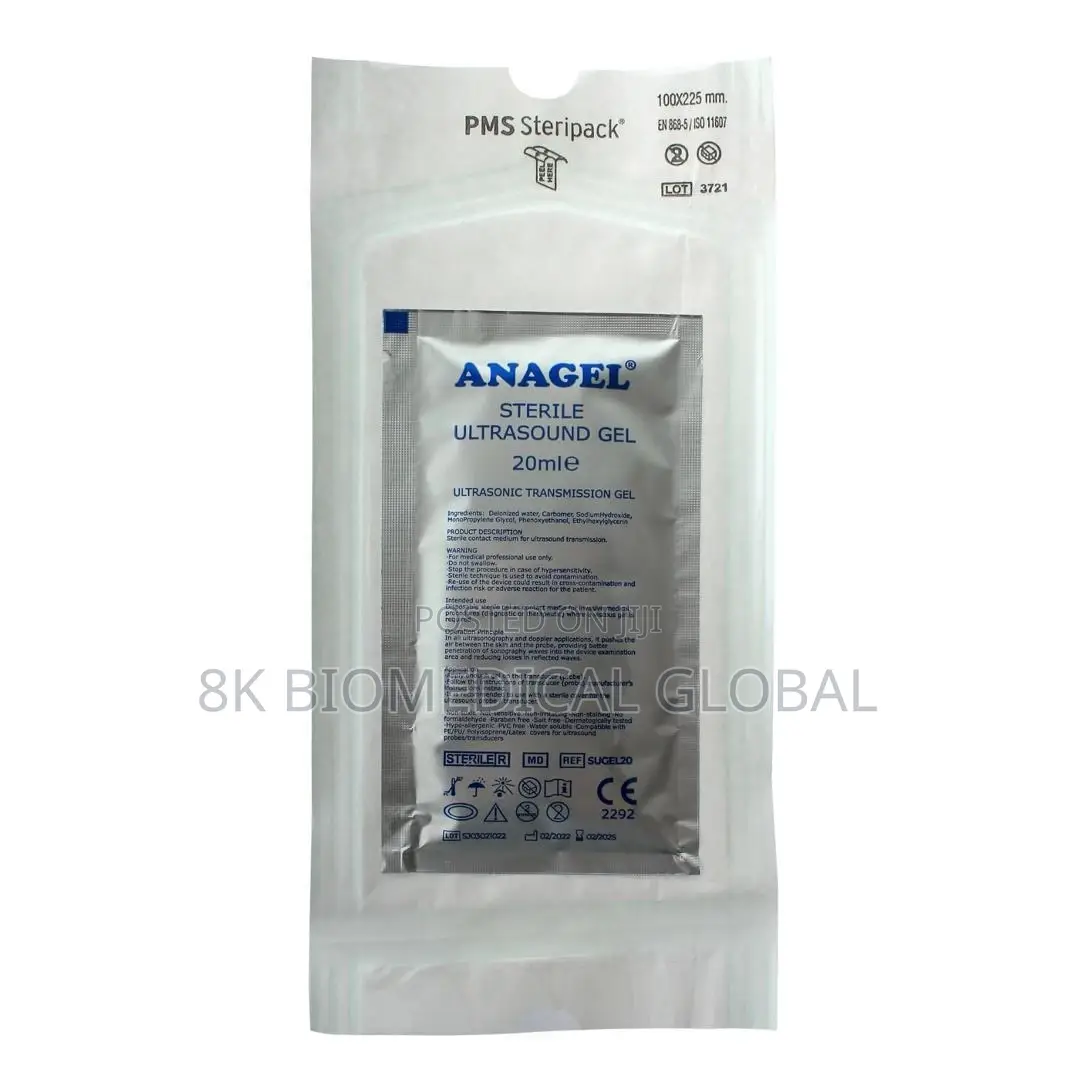 Sterile Ultrasound Gel, Single-Use 20ml Sachet(S) Pack of 48