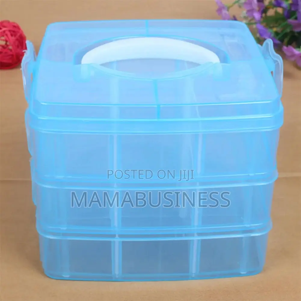 3 Layer 18 Compatible Slot Storage Box Organiser