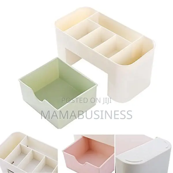 Plastic Multi Functional Rectangular Cosmetic Storage Box