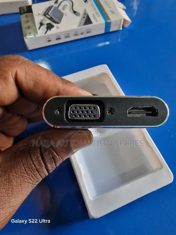 Usb-C to HDTV/Hdmi, Vga, USB 3.0 + Pd (Type C 3.1)
