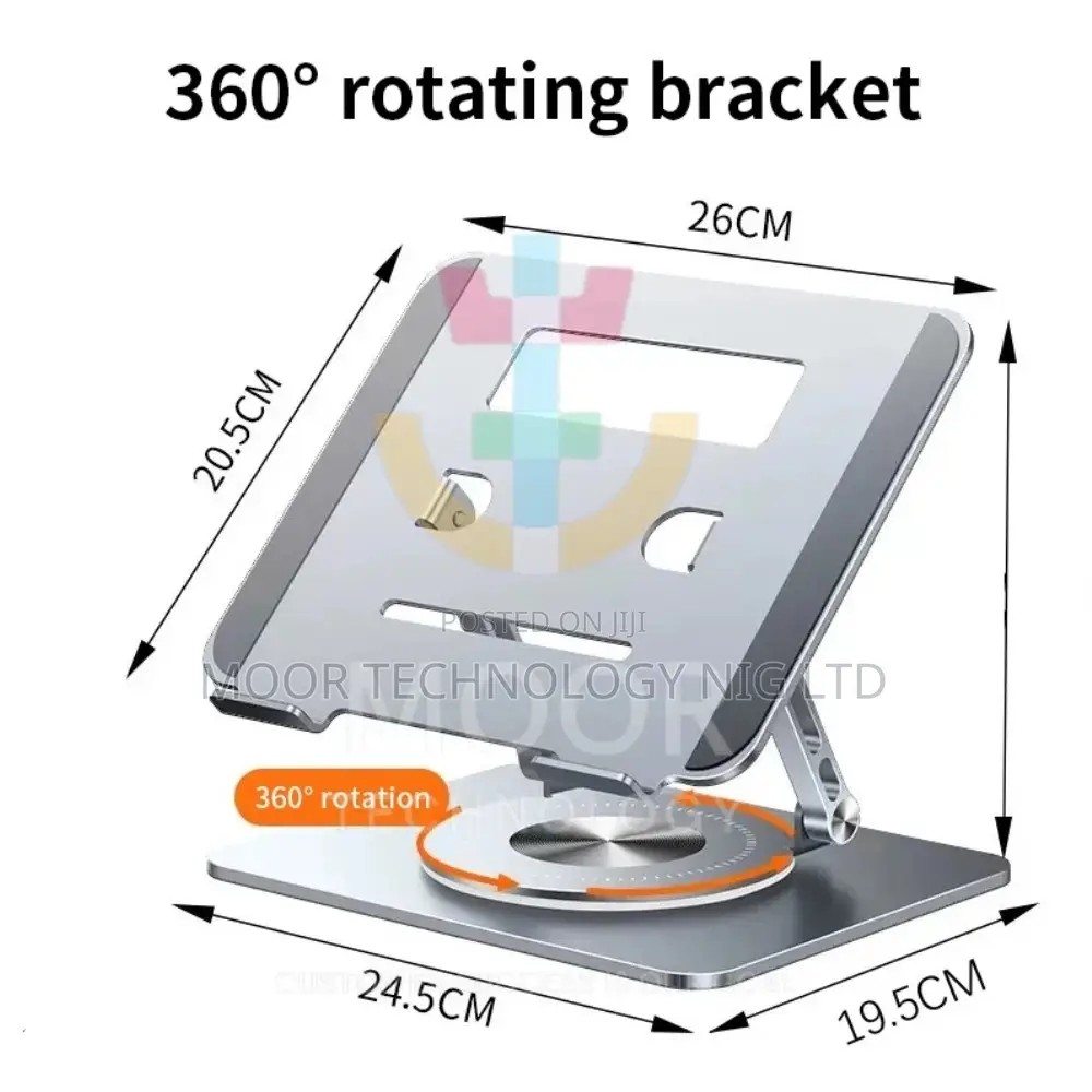 360 Rotation Portable Laptop Stand Holder