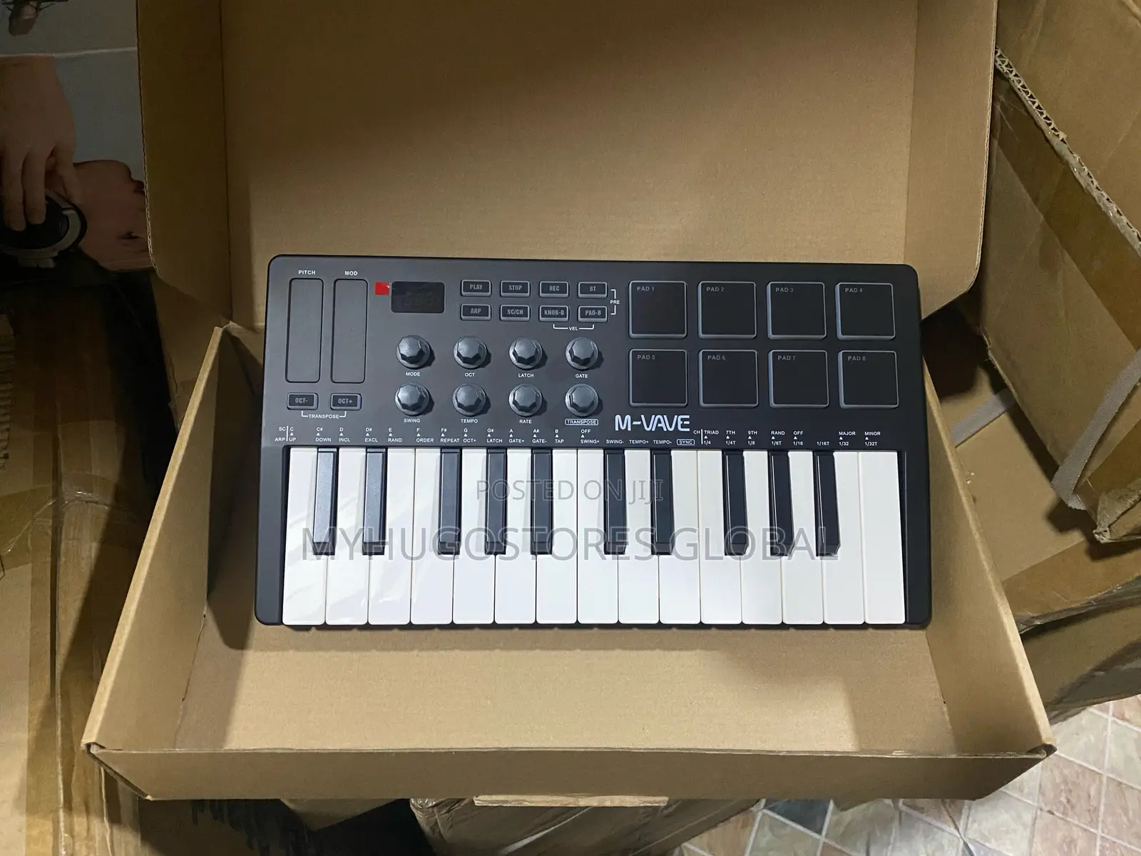 M-Vave Wireless 25 Key Midi Keyboard