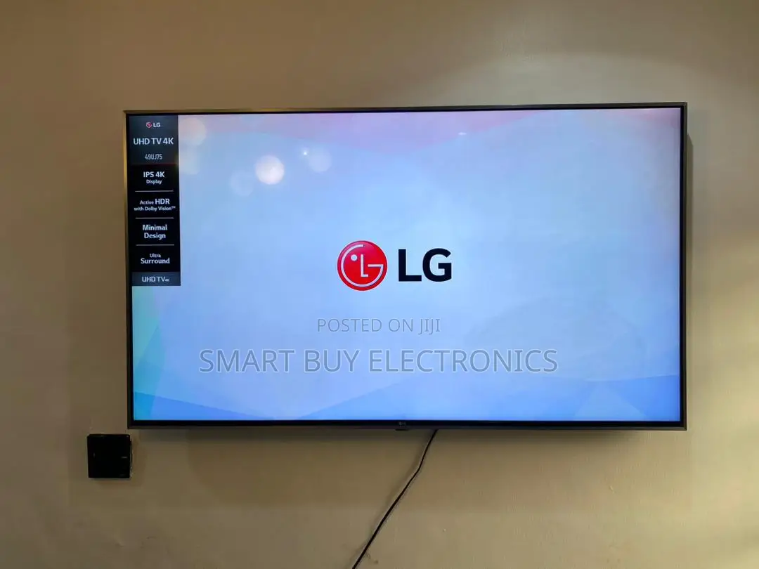 LG 49" Ultra Slim Frame UHD HDR Smart TV