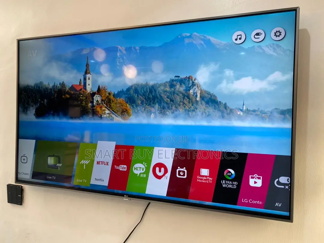 LG 49" Ultra Slim Frame UHD HDR Smart TV