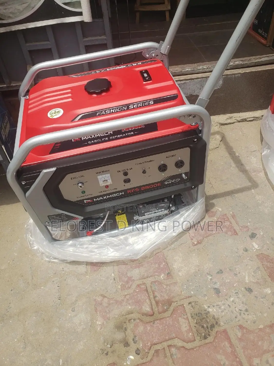 7.5kva Maxmech Petrol Generator 100% Pure Copper