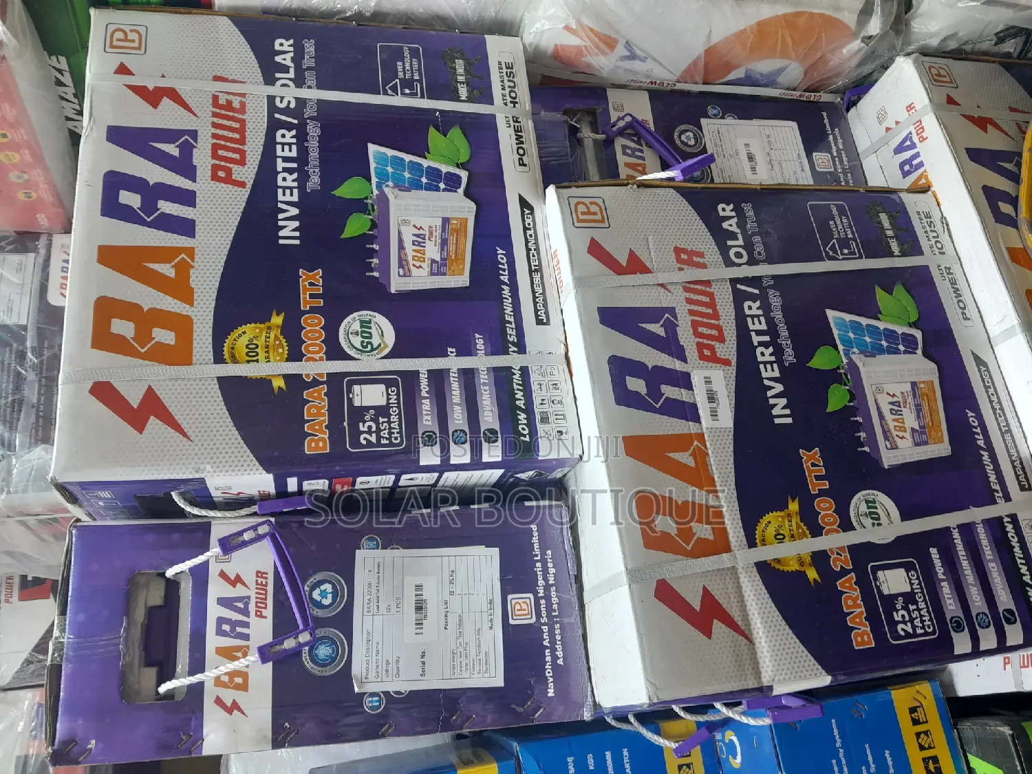 220ah Bara Power Solar Tubular Battery