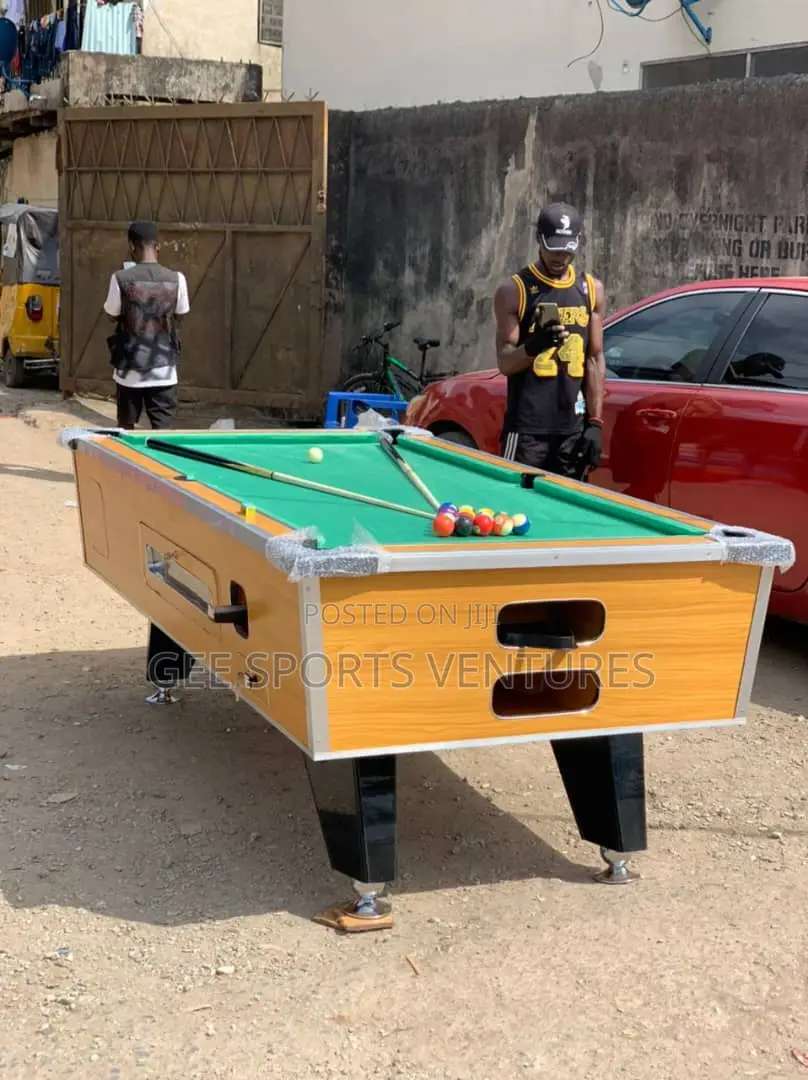 7ft Coin Operated Snooker Pool Table With Accessories