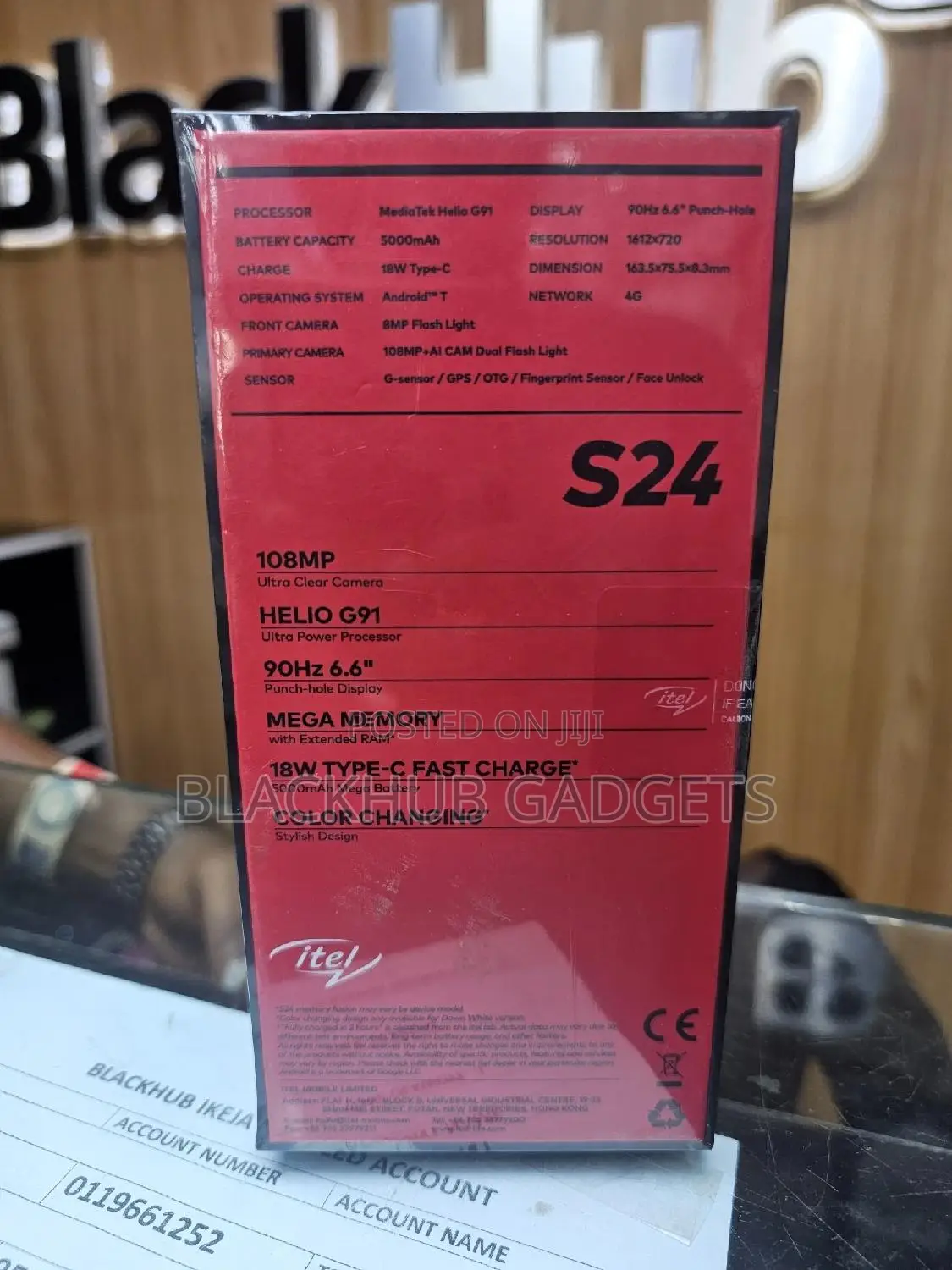 New Itel S24 128 GB