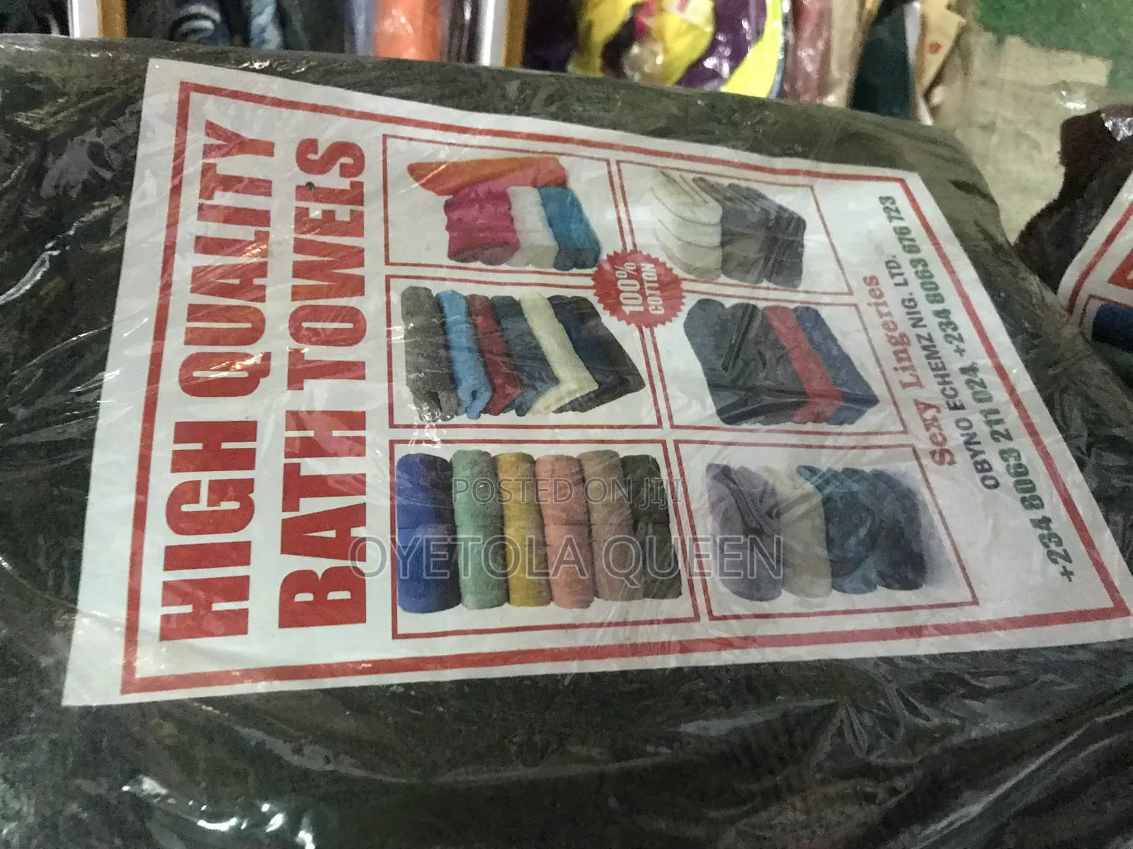 High Quality Large Cotton Towels