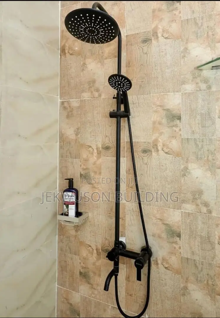 Black Shower Mixer for Bathroom.
