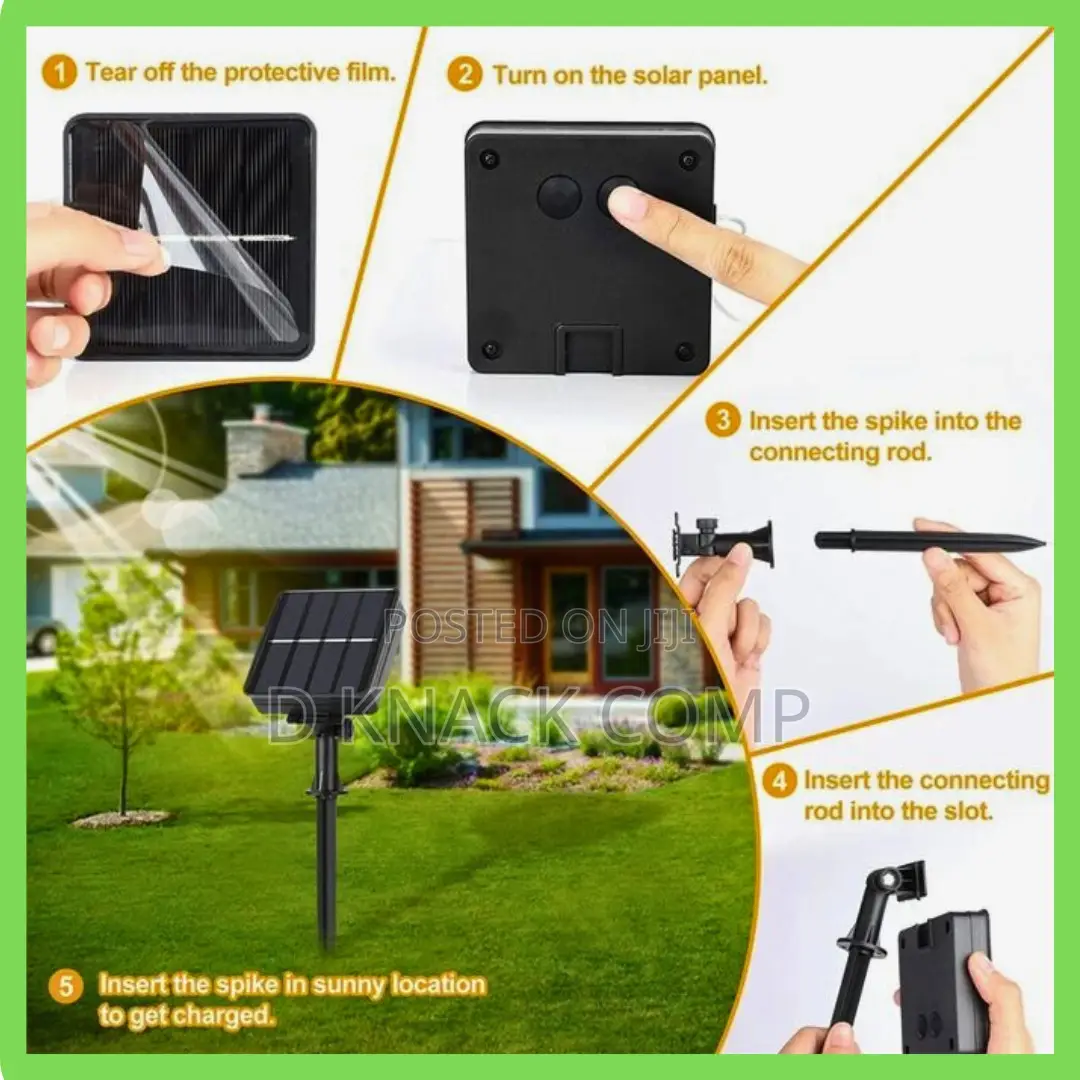 12 Meters Solar Lamp String Outdoor Waterproof Fairy Light